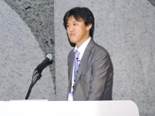 Mr. Tetsuya Tamura Group Manager, Smart Energy and Green Business sales Promotion Department, New Business Promotion Division,　NEC　Corporation (Green IT Pavilion platinum sponsor company)
